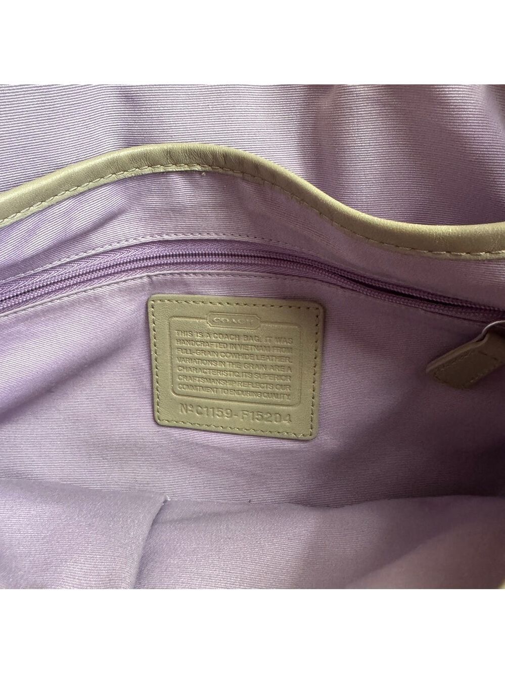 Coach Soho Flap Buckle Shoulder Bag metallic champagne, vintage - Picture 14 of 15